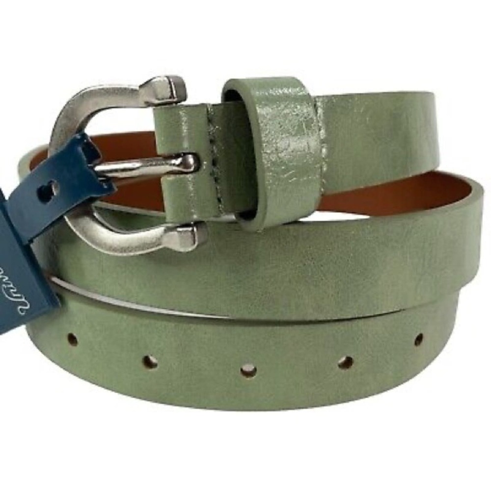 Universal Thread Womens Belt Size Large Horseshoe solid Green Belt NWT Sz L